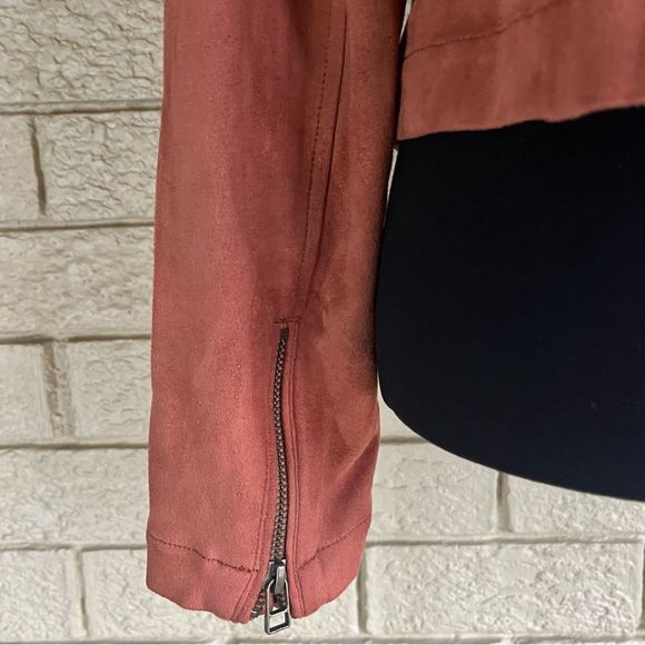 Women’s Bomber Moto Jacket Good Hart size Large NWOT - Picture 10 of 16